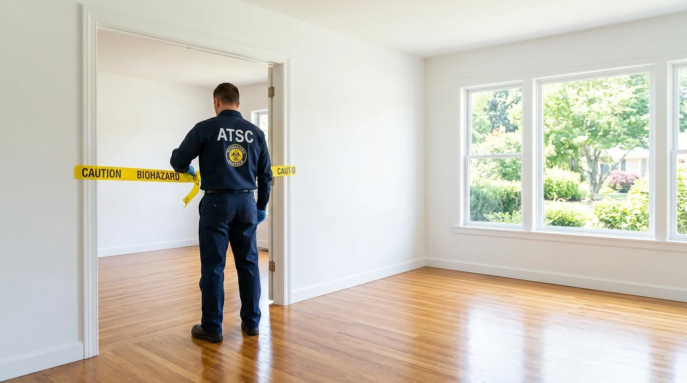 Certified biohazard cleanup crew performing Crime Scene Cleanup in Nevada